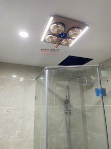 đèn sưởi nhà tắm âm trần Heizen