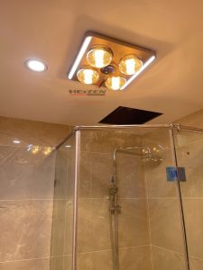Đèn sưởi nhà tắm âm trần Heizen