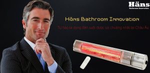 đèn sưởi hồng ngoại treo tường có chói mắt không