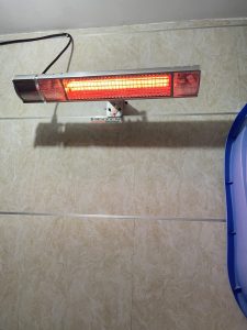 đèn sưởi cho trẻ nhỏ, dòng hồng ngoại chống chói mắt Heizen