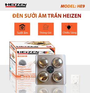 chọn đèn sưởi âm trần cho phòng tắm nhỏ