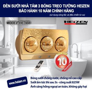 đèn sưởi nhà tắm loại nào tốt