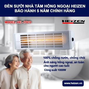 Đèn sưởi nhà tắm dùng bao lâu là tốt?