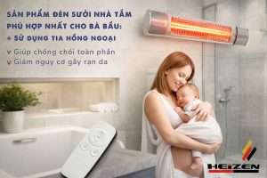 đèn sưởi nhà tắm có cần chống nước không