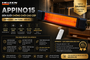 APPINO10 vs APPINO15 vs APPINO20: So sánh đèn sưởi chống chói cao cấp – chọn loại nào?