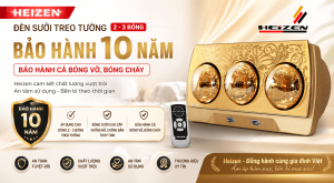 bảo hành đèn sưởi Heizen