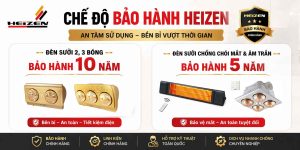 đèn sưởi không lên nguồn