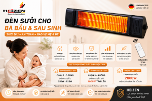 đèn sưởi cho bà bầu sau sinh