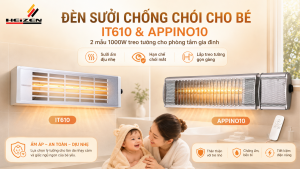 đèn sưởi chống chói cho bé