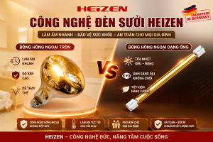 công nghệ đèn sưởi Heizen