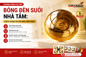 Bóng Đèn Sưởi Nhà Tắm: Cách Chọn Và Khi Nào Cần Thay