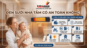 đèn sưởi nhà tắm có an toàn không